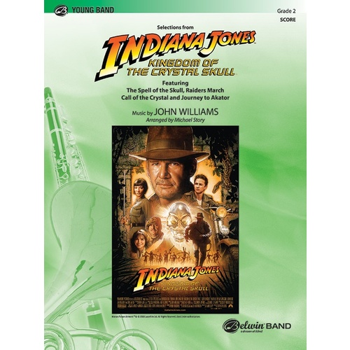 Indiana Jones & Kingdom Of Crystal Concert Band Gr 2 Score