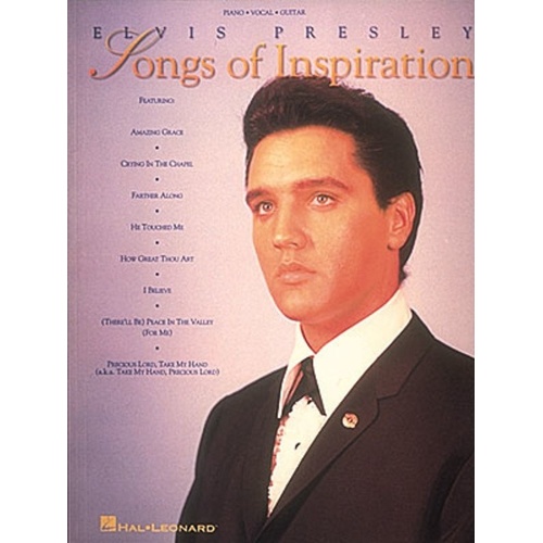 Elvis Presley - Songs of Inspiration PVG Songbook, 112 Pages, Guitar & Piano, Hal Leonard