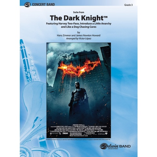 Suite from the Dark Knight Concert Band Sheet Music Grade 3
