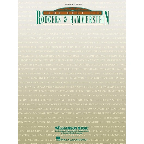 Best of Rodgers and Hammerstein Piano Vocal Guitar Songbook 112 Pages