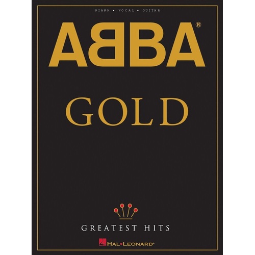 ABBA - Gold: Greatest Hits PVG Songbook for Guitar and Piano, 88 Pages, Includes 19 Songs Like Dancing Queen and Mamma Mia