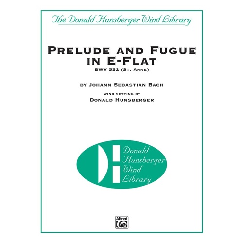 Prelude And Fugue In E Flat BWV 552 Concert Band Gr 4