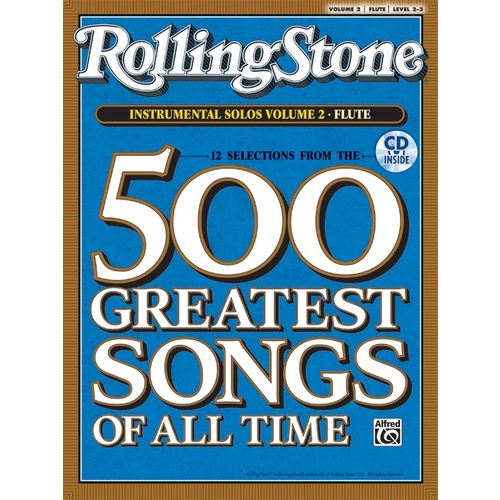 Rolling Stone Instrumental Solos 2 Flute Book/CD