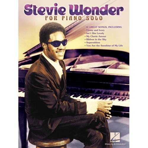 Stevie Wonder for Piano Solo - Sheet Music Collection for Piano - 48 Pages - Hal Leonard