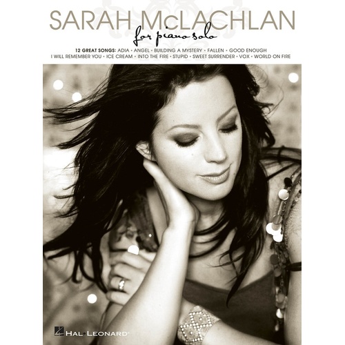 Sarah Mclachlan For Piano Solo (Softcover Book)