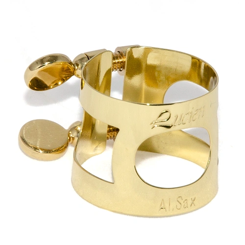 Gold Lacquer Alto Sax Mouthpiece Ligature