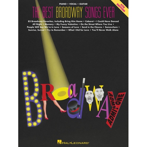 Best Broadway Songs Ever PVG 5th Ed (Softcover Book)
