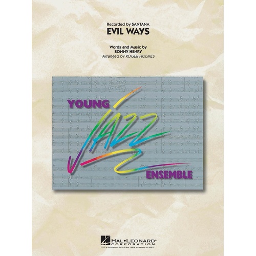 Evil Ways Junior Ensemble 3 (Music Score/Parts)