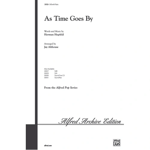 As Time Goes By Choral Sheet Music