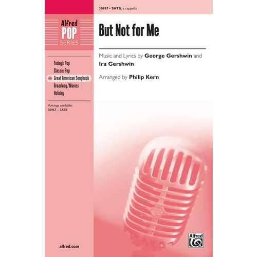 But Not for Me SATB Choral Sheet Music