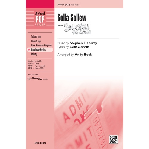 Solla Sollew from Seussical the Musical SATB Choral Sheet Music