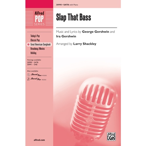 Slap That Bass SATB Choral Sheet Music