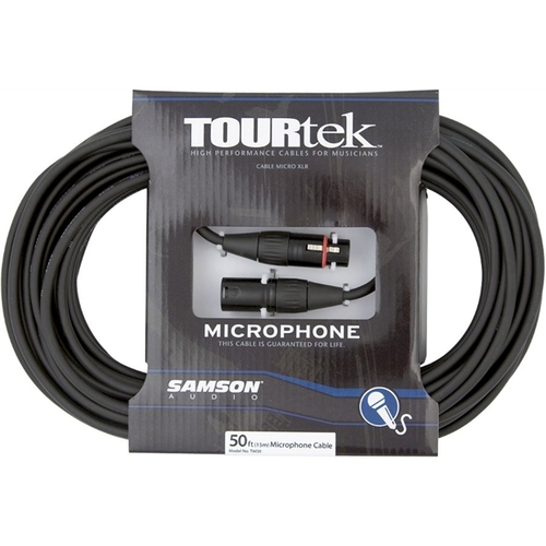 TourTek : TourTek 50' XLR to XLR Microphone Cable (15.24m)