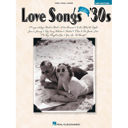 Love Songs Of The 30S PVG (Softcover Book)