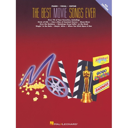 Best Movie Songs Ever PVG 4th Ed (Softcover Book)