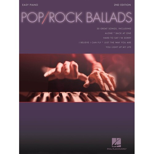 Pop Rock Ballads Easy Piano 2nd Edition (Softcover Book)