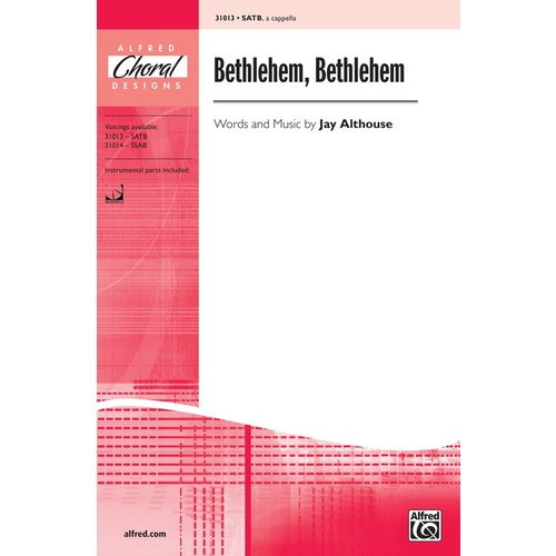 Bethlehem SATB Choral Sheet Music