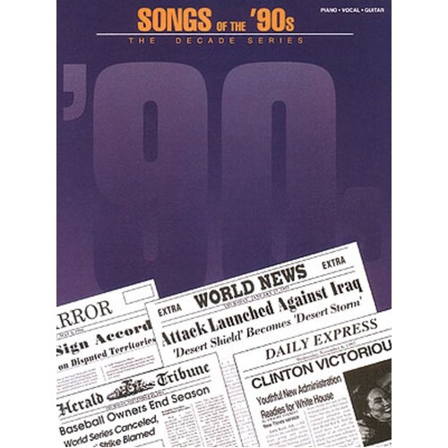Songs Of The 90s Decade Series PVG (Softcover Book)