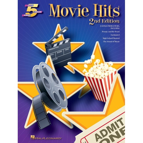 Movie Hits 5 Finger Piano 2nd Edition (Softcover Book)