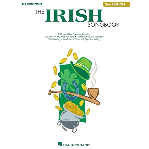Irish Songbook Big Note Piano (Softcover Book)