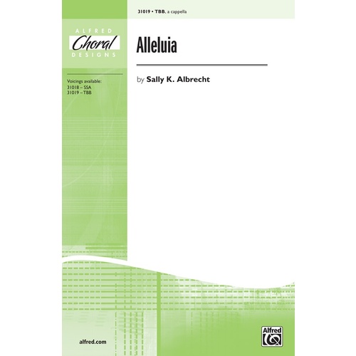 Alleluia TBB Choral Sheet Music