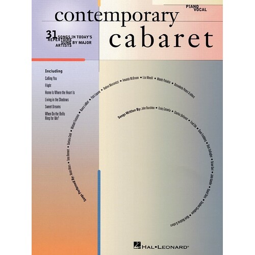 Contemporary Cabaret PVG (Softcover Book)