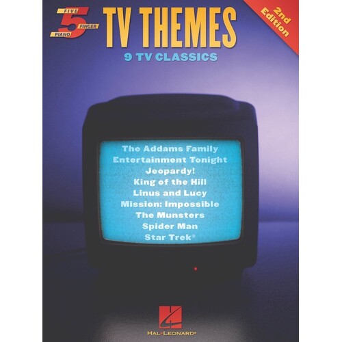 Tv Themes 5 Finger Piano (Softcover Book)