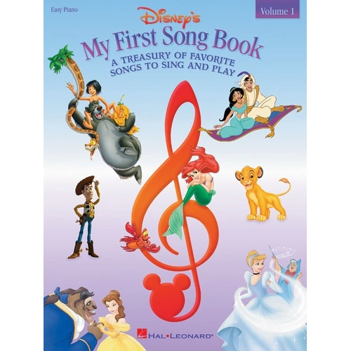 Disney's My First Songbook Vol 1 Easy Piano - 16 Songs, Illustrated, 96 Pages, Includes Lyrics