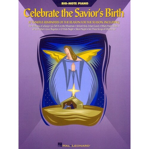 Celebrate The Saviors Birth Big Note Piano 