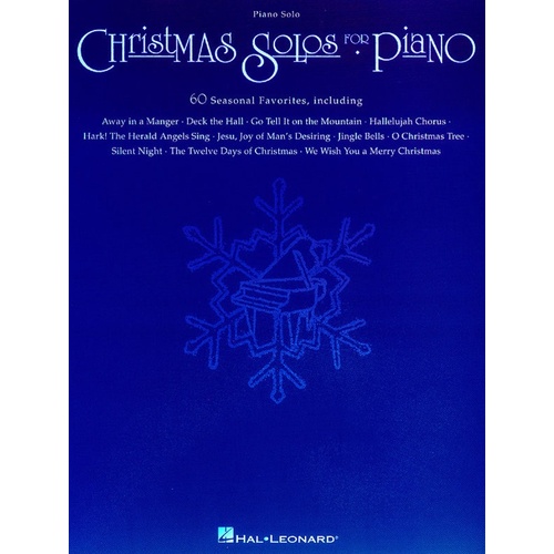 Christmas Solos For Piano (Softcover Book)
