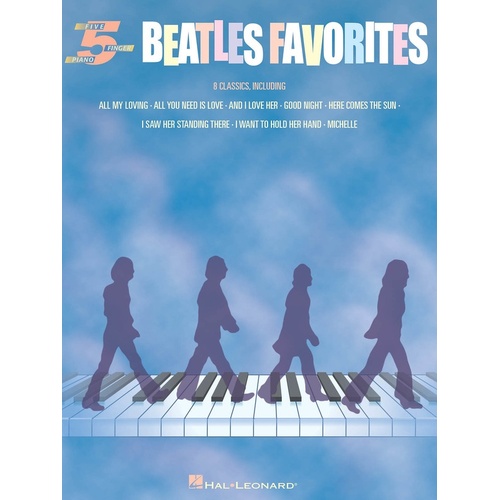 Beatles Favorites 5 Finger Piano (Softcover Book)
