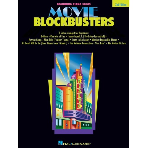 Movie Blockbusters Beginning Piano Solos 