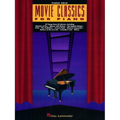 Movie Classics For Piano (Softcover Book)