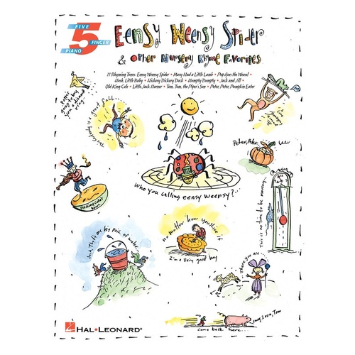 Eensy Weensy Spider 5 Finger Piano (Softcover Book)