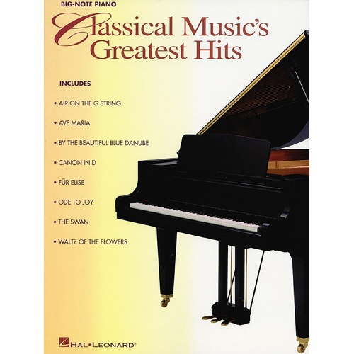 Classical Musics Greatest Hits Bn Piano (Softcover Book)