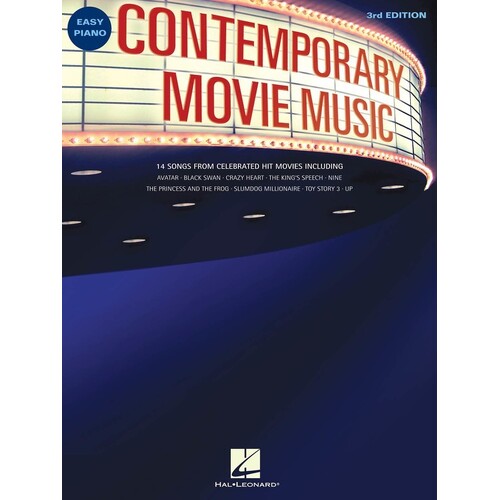 Contemporary Movie Music Easy Piano 3rd Edition (Softcover Book)