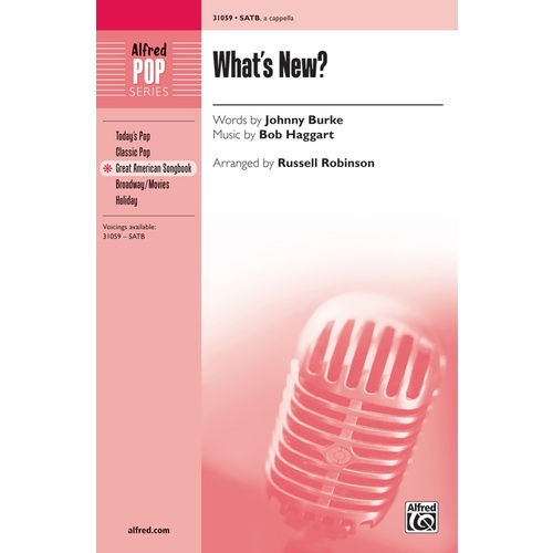 Whats New SATB Choral Sheet Music
