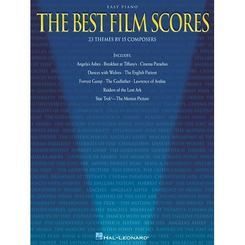 The Best Film Scores Easy Piano (Softcover Book)