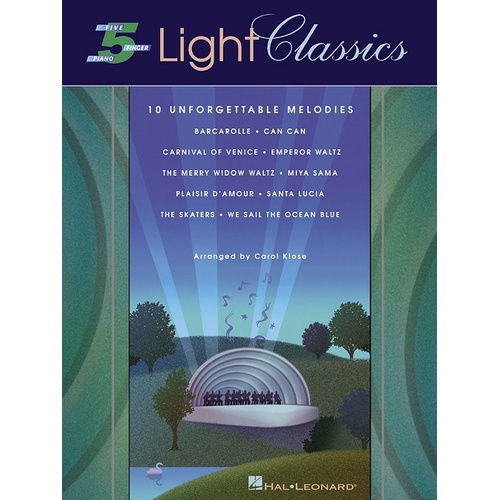 Light Classics 5 Finger Piano (Softcover Book)