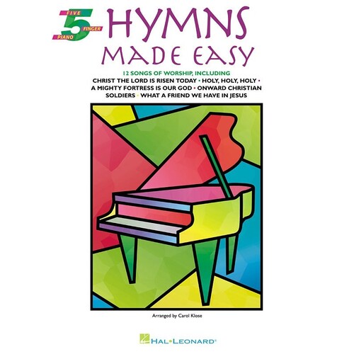 Hymns Made Easy 5 Finger Piano (Softcover Book)
