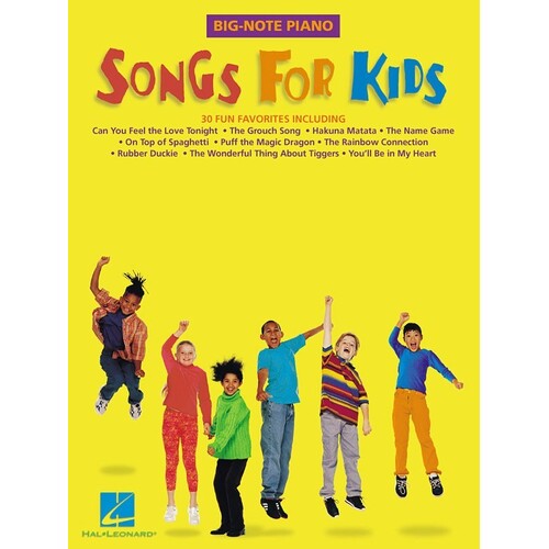 Songs For Kids Big Note Piano (Softcover Book)