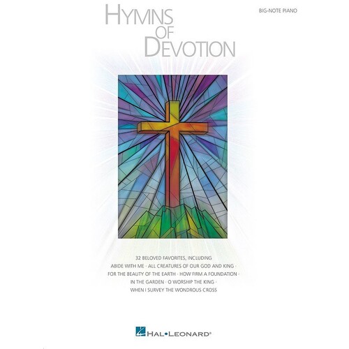 Hymns Of Devotion Big Note Piano (Softcover Book)