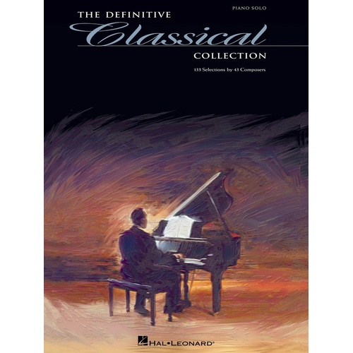 The Definitive Classical Coll Piano Solo (Softcover Book)