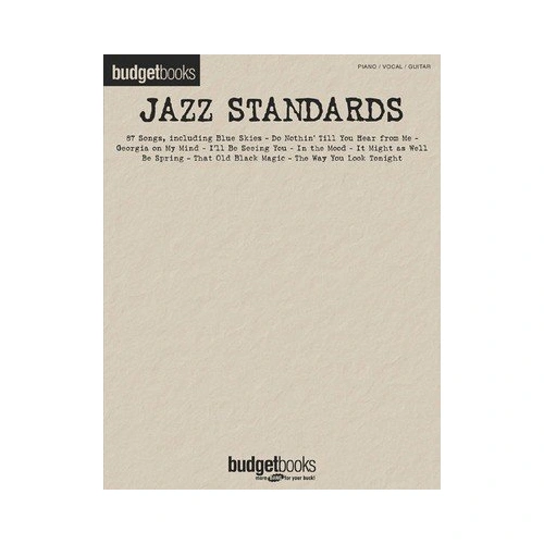 Budget Books Jazz Standards PVG
