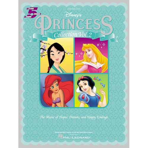 Disney Princess Collection Vol 2 5 Fin Piano (Softcover Book)