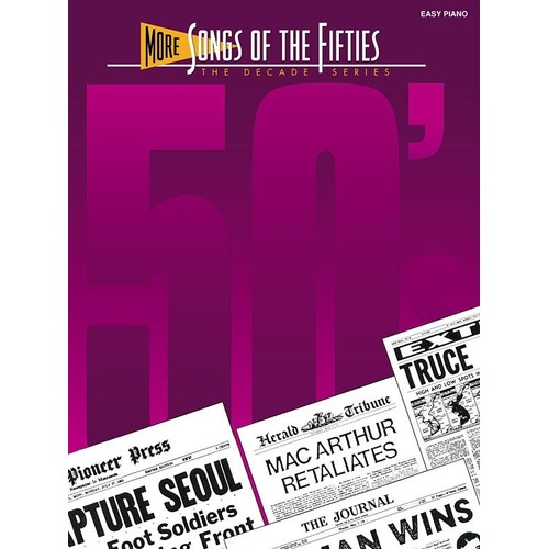 More Songs Of The 50s Easy Piano (Softcover Book)