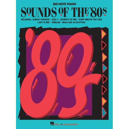 Sounds Of The 80s Big Note Piano (Softcover Book)