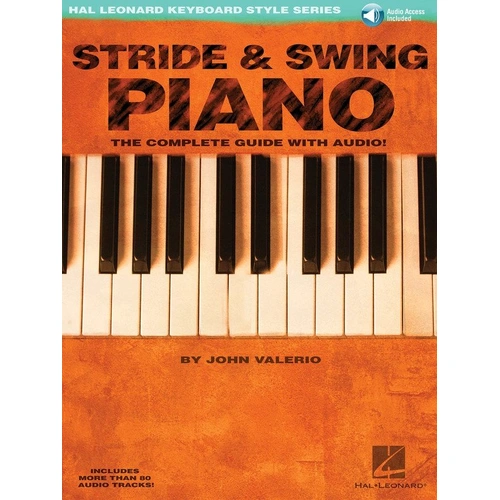 Stride and Swing Piano Keyboard Style Book with Online Audio