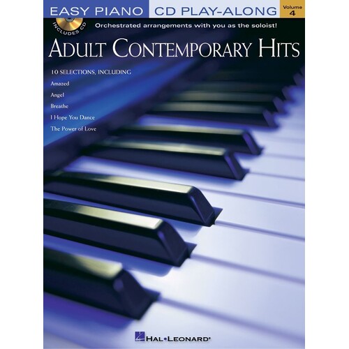 Adult Contemporary Hits Easy Piano CD Play Along Book/CD V (Softcover Book/CD)