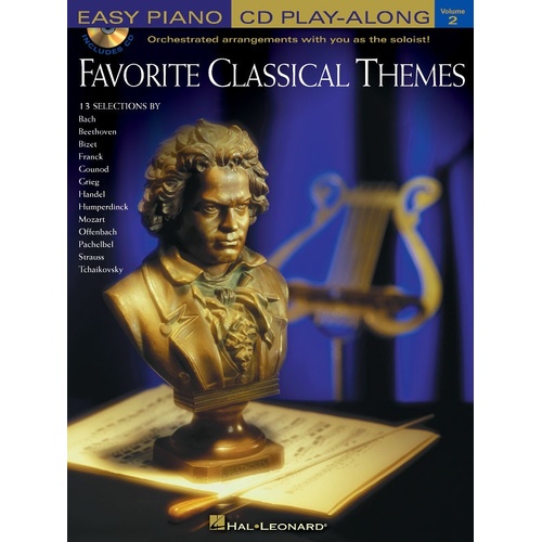 Favorite Classical Themes Easy Piano CD Play Along Book/CD (Softcover Book/CD)